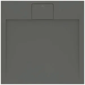 Ideal Standard Quadrat-Brausewanne Ultra Flat S i.life, 700x700x30 mm, Quarzgrau