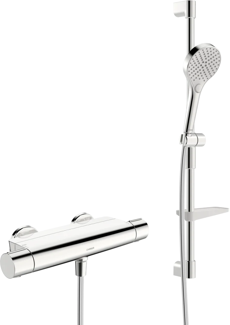 HansaOPTIMA Duscharmatur Hansaoptima 2023 Thermostat Chrom 9 l/min