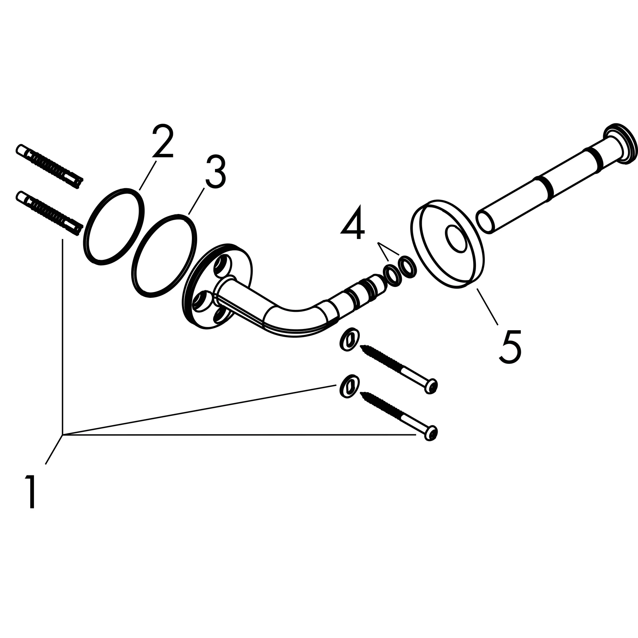 Toilettenpapierhalter Axor Universal Circular chrom Toilettenpapierhalter Axor Universal Circular chrom
