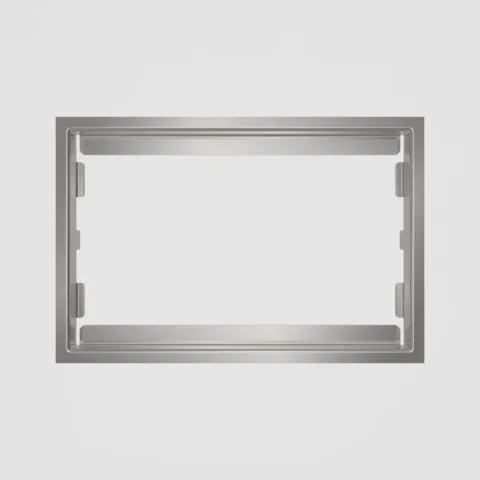 SANIT WC-Blendrahmen 6mm Edelstahl poliert SANIT WC-Blendrahmen 6mm Edelstahl poliert