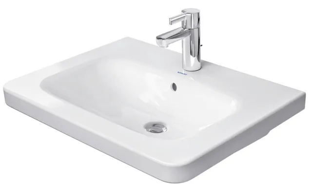 Wandwaschtisch „DuraStyle“, mit Überlauf, Hahnlochposition mittig Becken: mittig / Größe: 65 × 48 cm / Hahnlochbohrung: mit 1×1 Hahnlochbohrung / Hahnlochposition: mittig / Oberflächenveredelung: ohne Oberflächenveredelung / Überlauf: mit Überlauf Wandwaschtisch „DuraStyle“, mit Überlauf, Hahnlochposition mittig Becken: mittig / Größe: 65 × 48 cm / Hahnlochbohrung: mit 1×1 Hahnlochbohrung / Hahnlochposition: mittig / Oberflächenveredelung: ohne Oberflächenveredelung / Überlauf: mit Überlauf