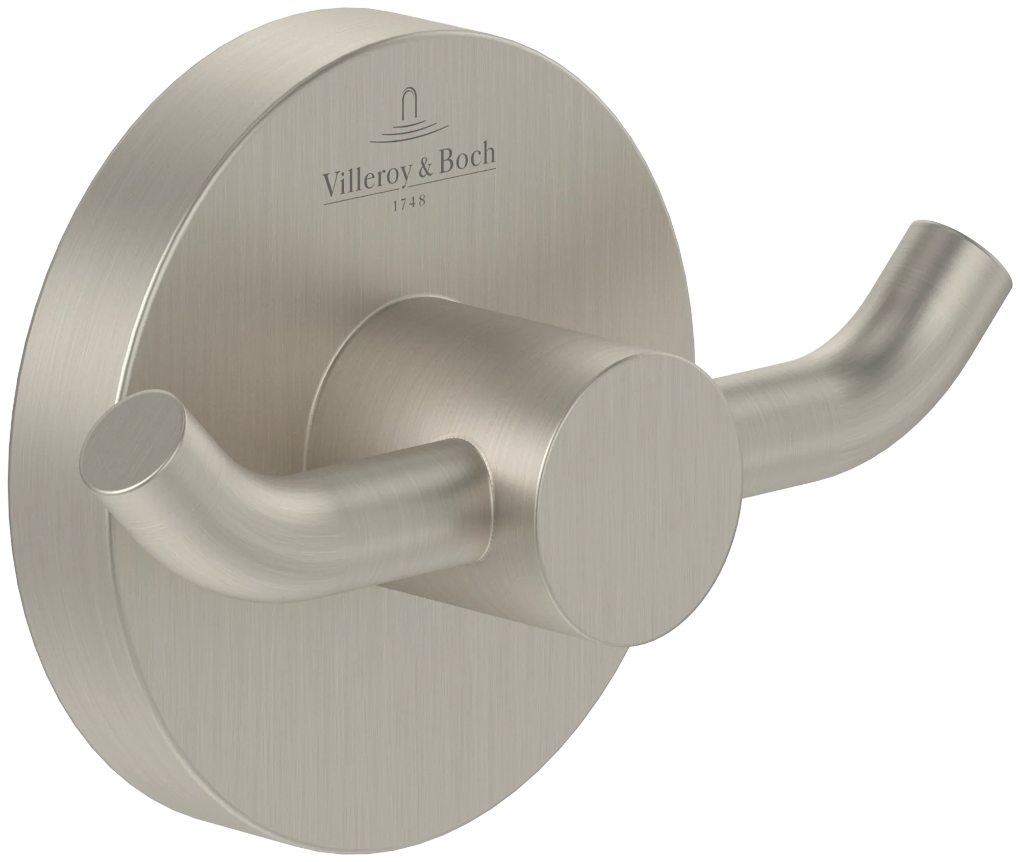 Villeroy & Boch Handtuchhaken „Elements-Tender“ in chrom, Befestigung verdeckt