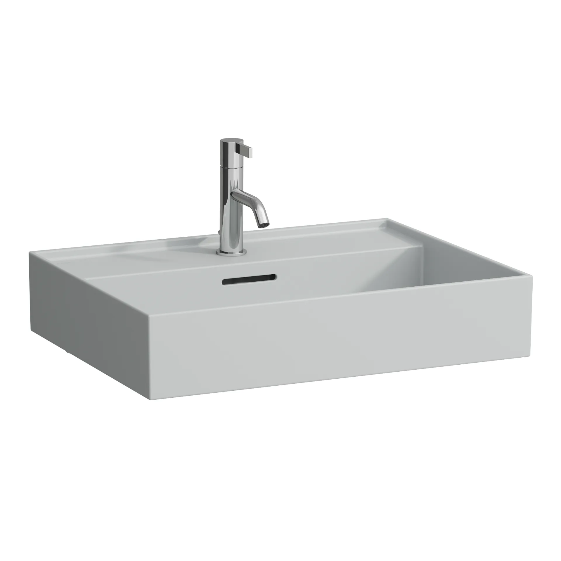 Aufsatzwaschtisch Kartell • 460x600x145 1 Hahnloch mit Überlauf weiß Aufsatzwaschtisch Kartell • 460x600x145 1 Hahnloch mit Überlauf weiß