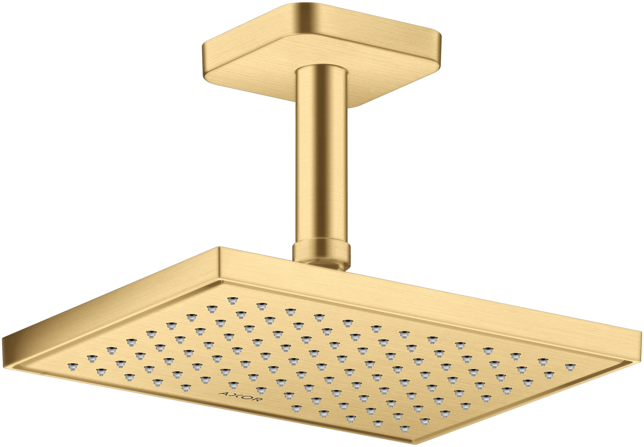 Hansgrohe AXOR ShowerSolutions Kopfbrause 245⁄185 1jet EcoSmart+ Brushed Gold Optic