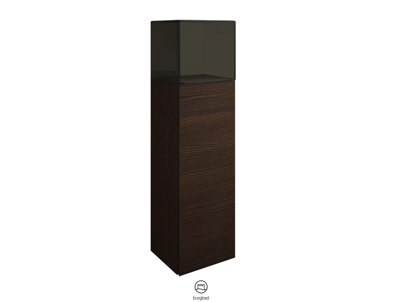 burgbad Hochschrank „Yumo“ 390 × 1280 × 360 mm in Eiche Dekor Cashmere
