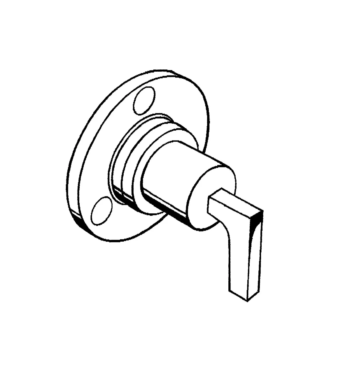 Quattro Axor Citterio Fertigset chrom mit Hebelgriffen Quattro Axor Citterio Fertigset chrom mit Hebelgriffen
