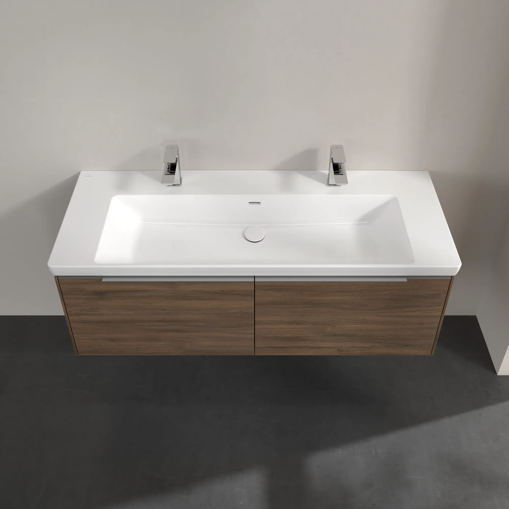 Villeroy & Boch Waschbeckenunterschrank Subway 3.0 Arizona Oak, 1272x429x462 mm, mit Beleuchtung und SoftClosing