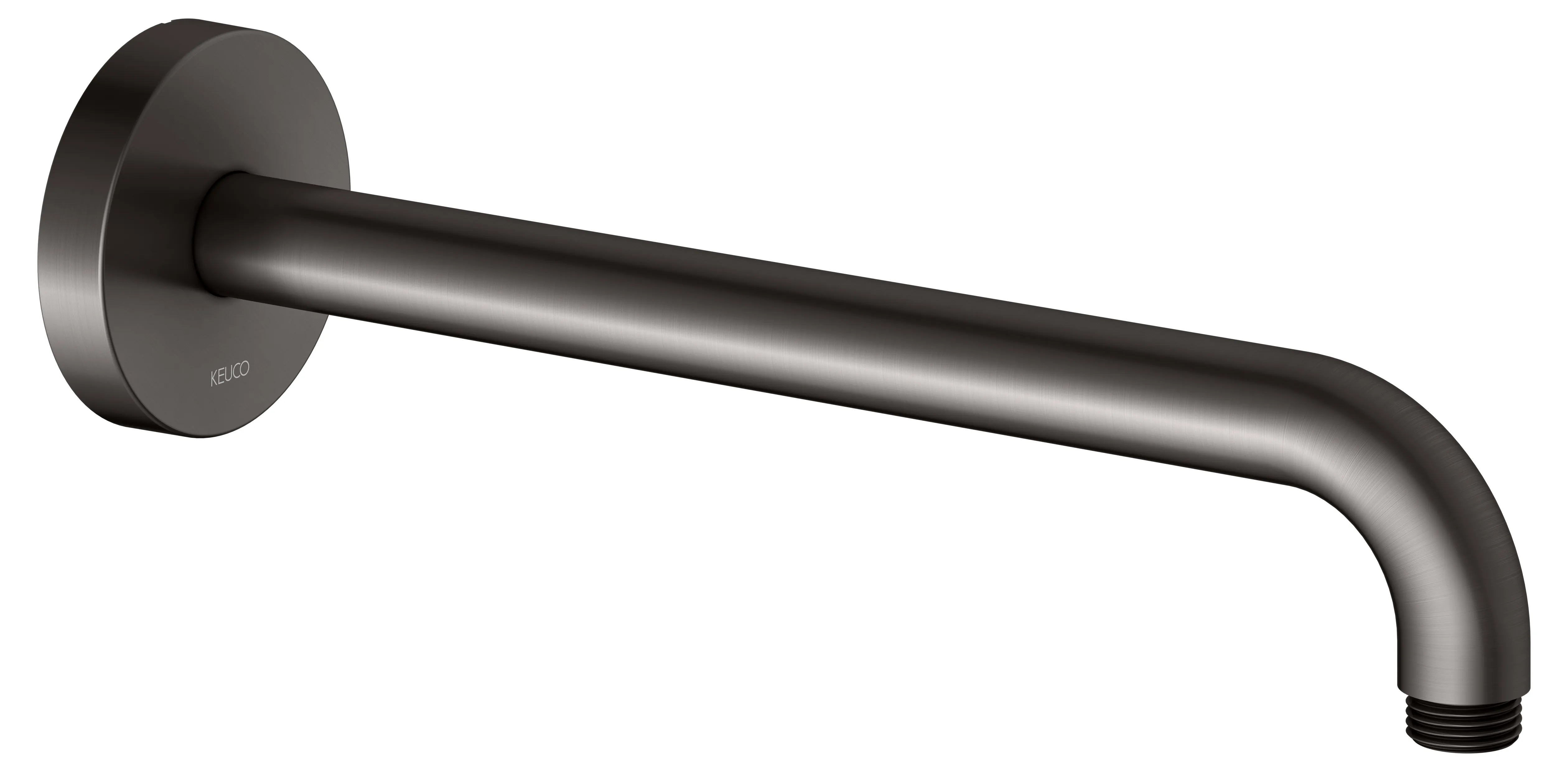 Brausen und Brausezubehör Brausearm Wandanschluss 300 mm Titanschwarz gebürstet Brausen und Brausezubehör Brausearm Wandanschluss 300 mm Titanschwarz gebürstet