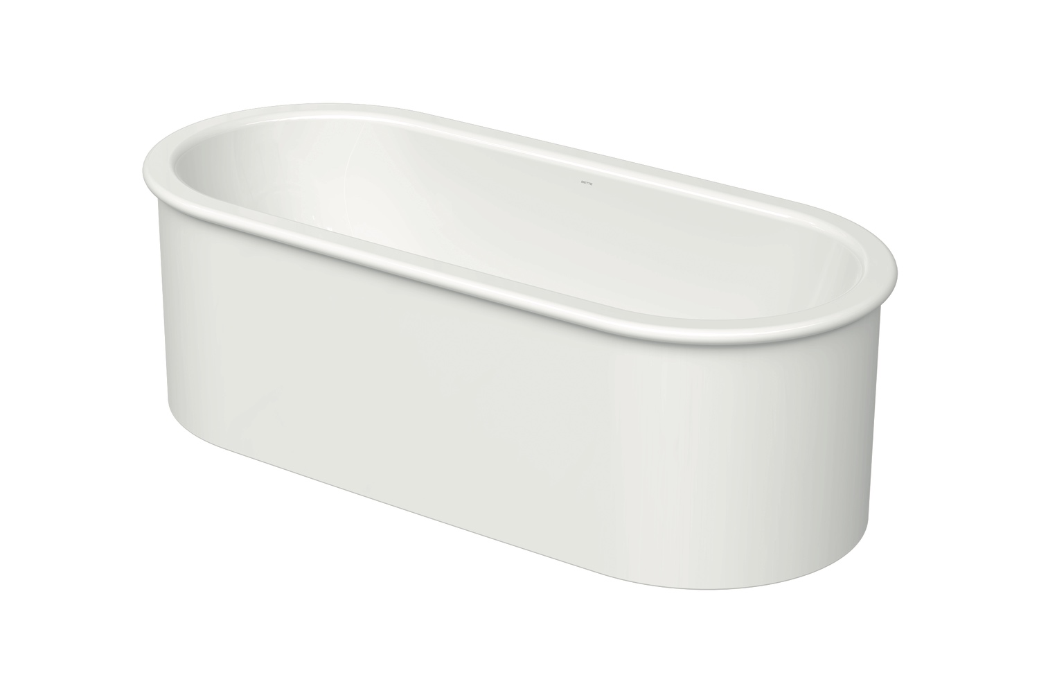 Bette Badewanne „BetteSuno“ freistehend oval 177,5 × 77,5 cm in Weiß