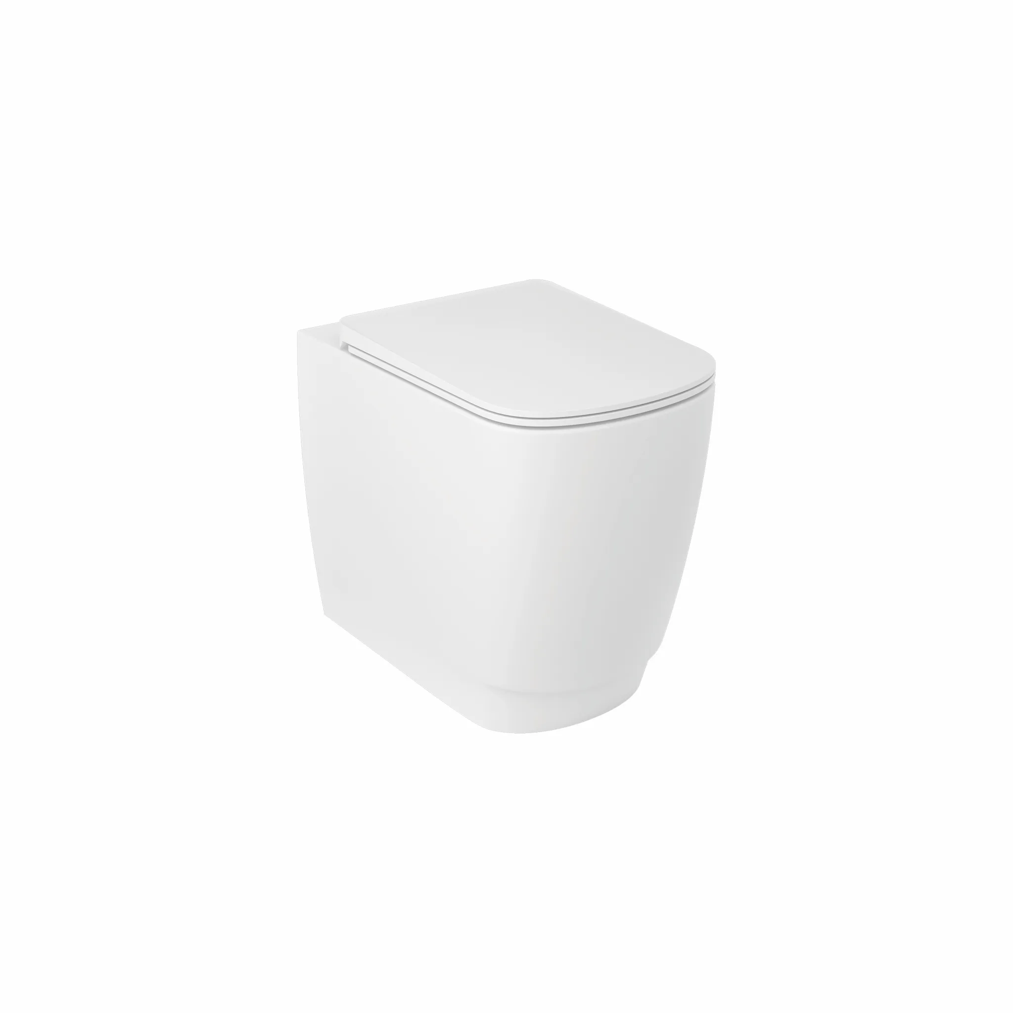 Kludi-RESA S Spiralflush-Stand-WC in Mattweiß, 55 cm Höhe