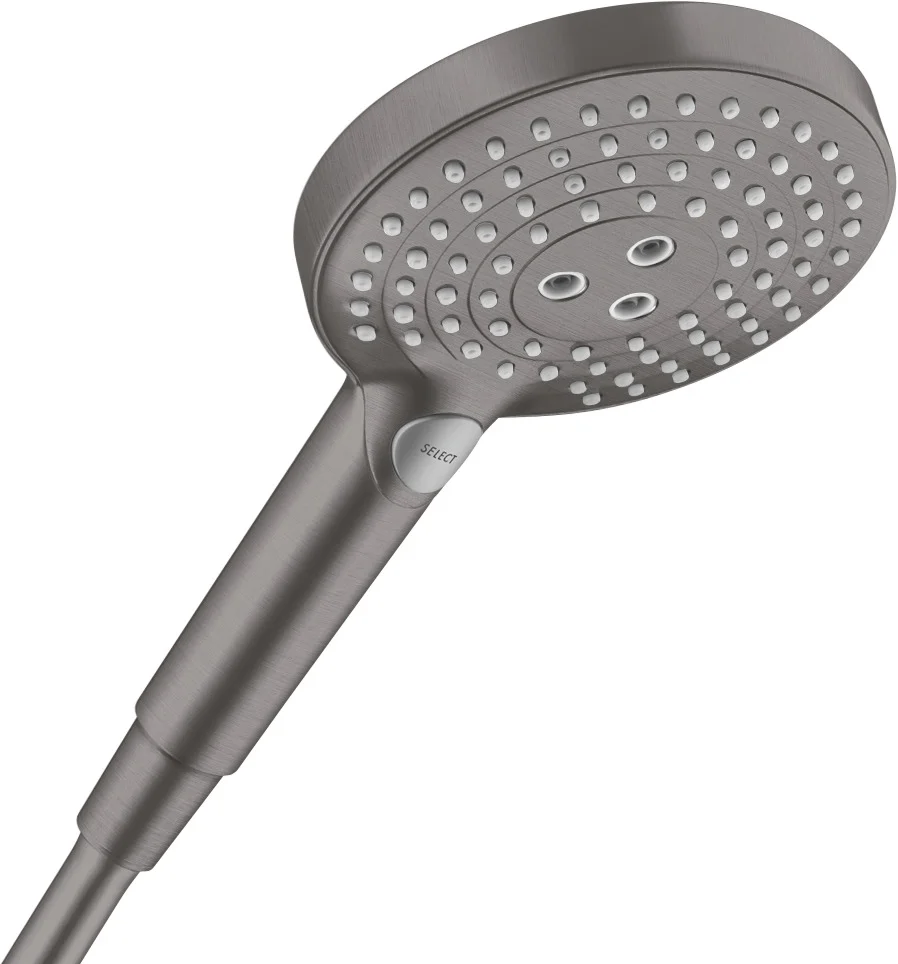 Hansgrohe Handbrause Raindance Select S 120 BBC, Brushed Black Chrome, 3 Strahlarten, QuickClean, Durchflussmenge 15 l/min Hansgrohe Handbrause Raindance Select S 120 BBC, Brushed Black Chrome, 3 Strahlarten, QuickClean, Durchflussmenge 15 l/min