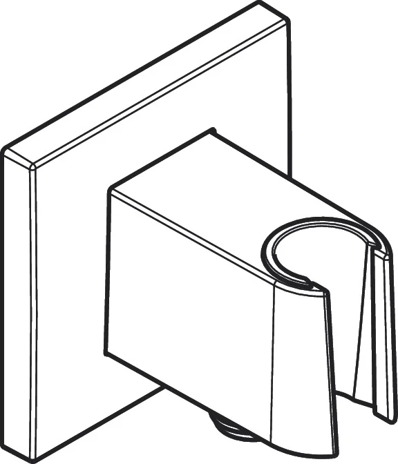 Hansgrohe FixFit E Brausehalter Porter KS mattweiß für Handbrausen Hansgrohe FixFit E Brausehalter Porter KS mattweiß für Handbrausen