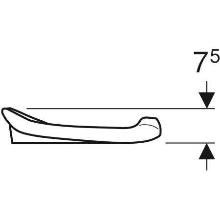 Geberit WC-Sitzring ehemals Keramag „Bambini“ für Kinder in achatgrau Geberit WC-Sitzring ehemals Keramag „Bambini“ für Kinder in achatgrau