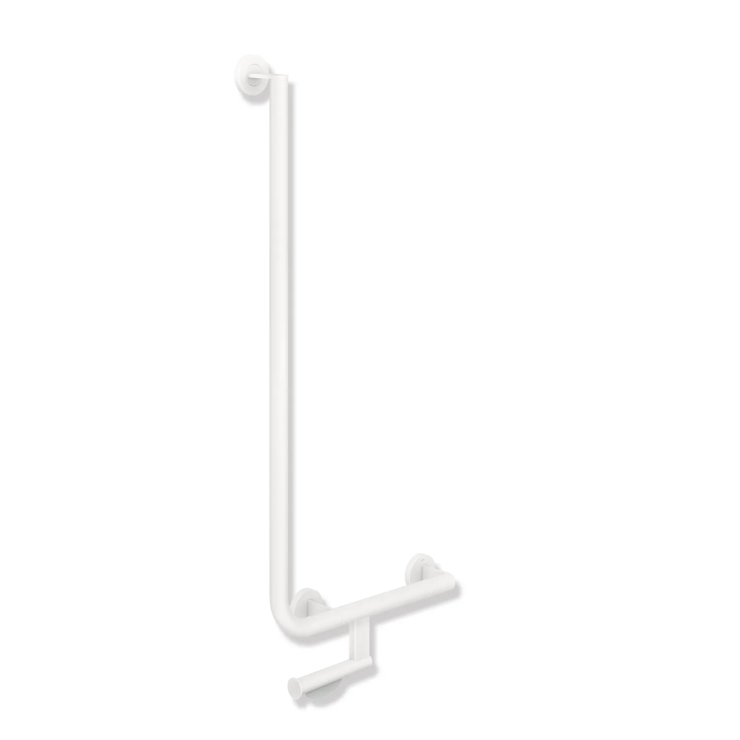 Winkelgriff, d:30, PRH, A1:900, W1:400, re, plvb weiß tiefmatt Winkelgriff, d:30, PRH, A1:900, W1:400, re, plvb weiß tiefmatt