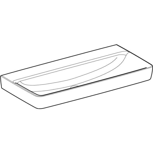 Wandwaschtisch „Renova Plan“, rechteckig 100 × 48 cm in weiß alpin Wandwaschtisch „Renova Plan“, rechteckig 100 × 48 cm in weiß alpin