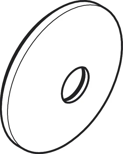 Hansgrohe AXOR One Verlängerungsrosette 90 mm Chrom