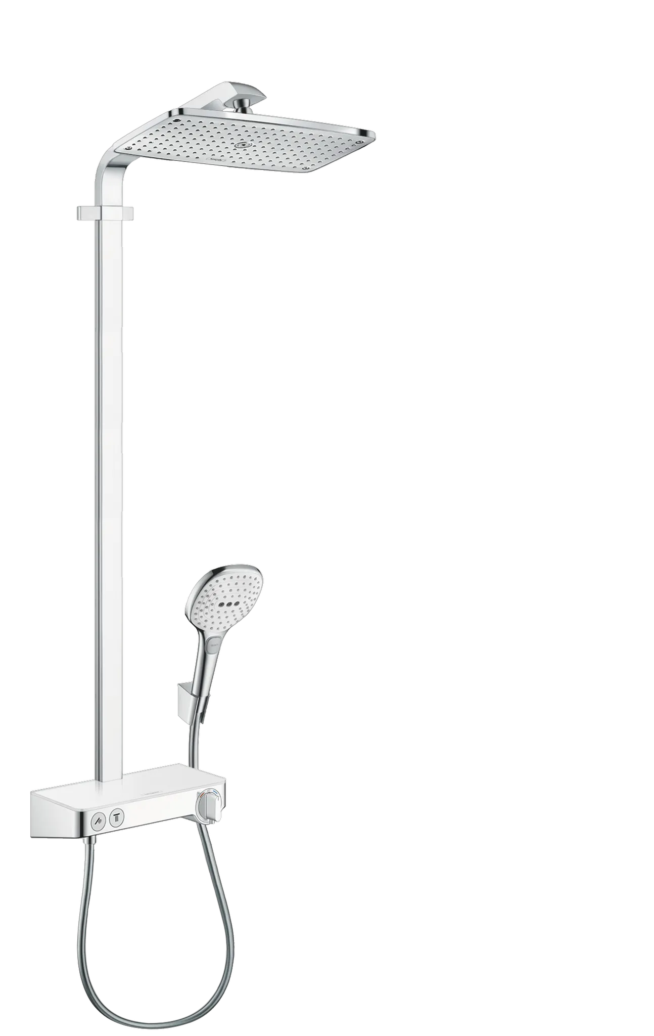 Showerpipe Raindance Select weiss/chr ShowerTablet KB Raindance E 360 ST Showerpipe Raindance Select weiss/chr ShowerTablet KB Raindance E 360 ST