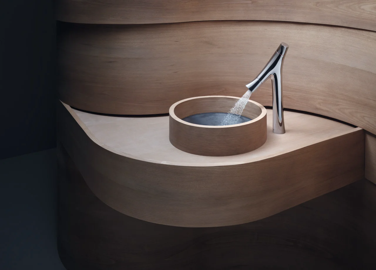 Hansgrohe AXOR Starck Organic 2-Griff Waschtischmischer Chrom, ComfortZone 170, Ausladung 116 mm, Auslaufhöhe 168 mm