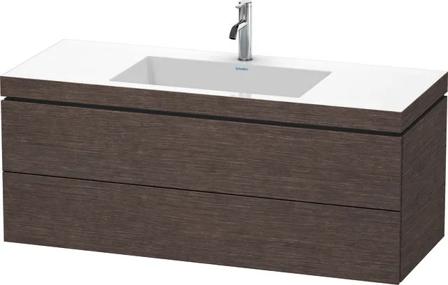 Duravit Möbelset c-shaped Set wandhängend wandhängend „L-Cube“ 120 × 50 × 48 cm