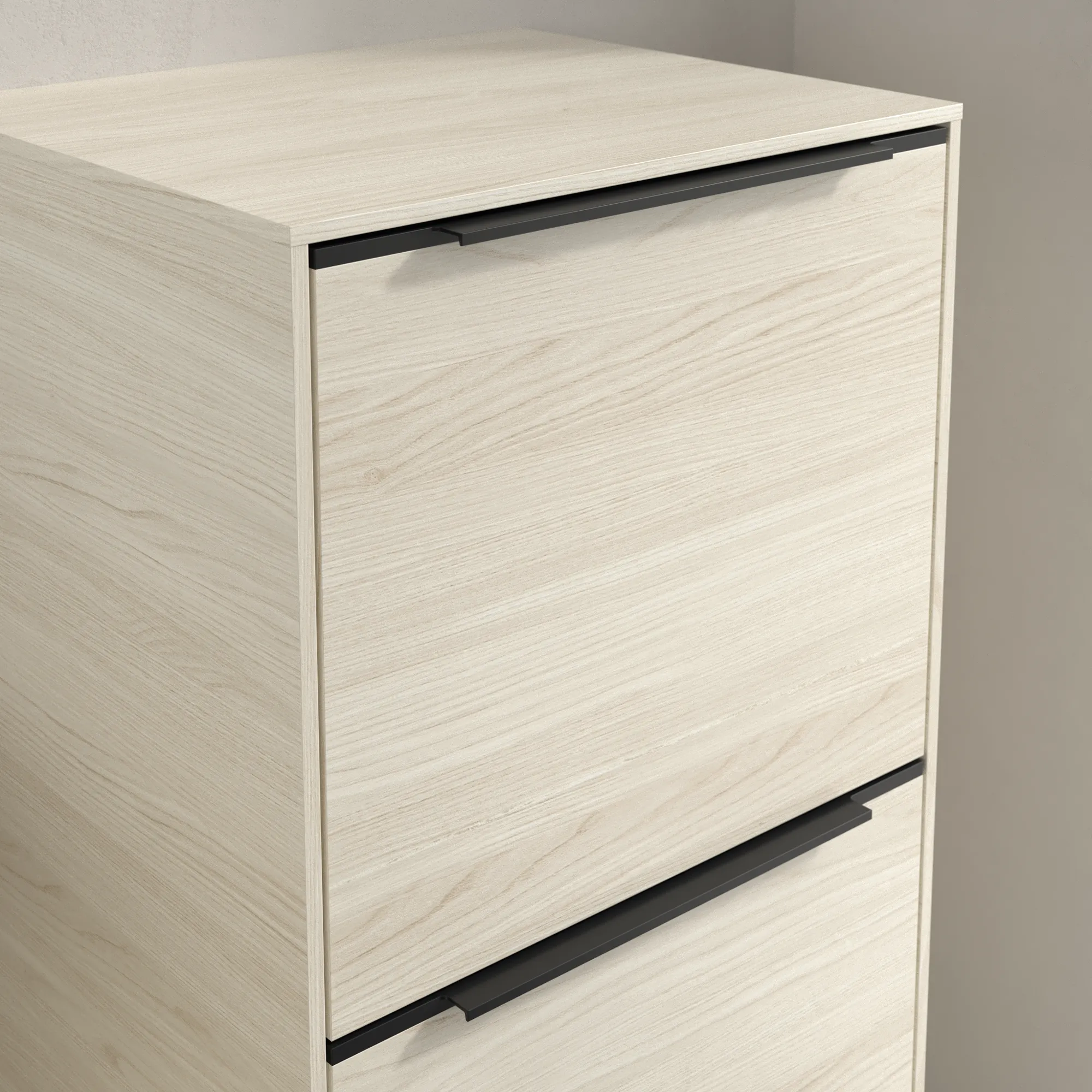 Villeroy & Boch Seitenschrank „Subway 3.0“ 40 × 86 × 36,2 × 36,2 cm 1 Auszug, 1 Tür, Anschlag (Scharnier) rechts, 1 Tür, Anschlag rechts