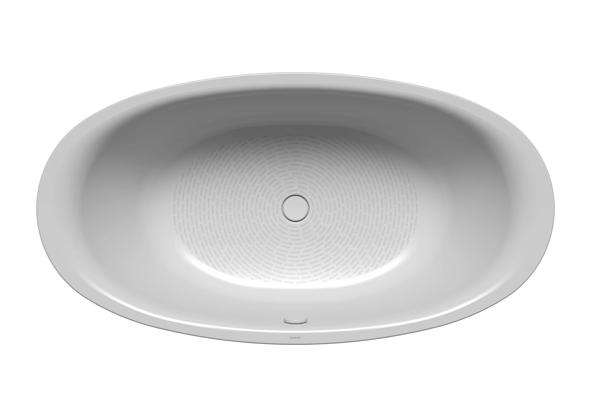 Kaldewei ELLIPSO DUO OVAL Badewanne, oval, 1900x1000 mm, Vollantislip, Manhattan
