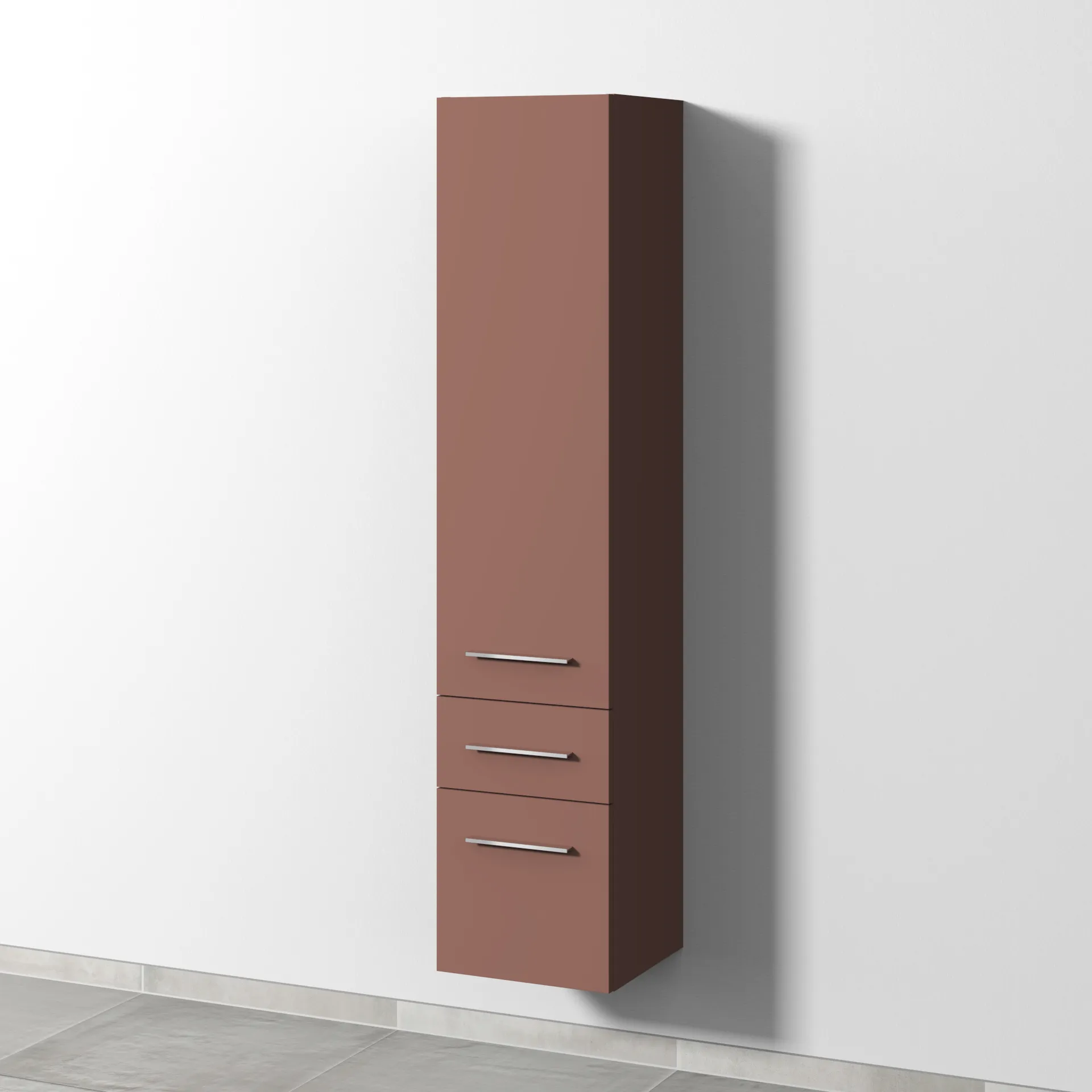 Sanipa Hochschrank „2morrow“ 350 × 1615 × 350 mm in Wine-Red