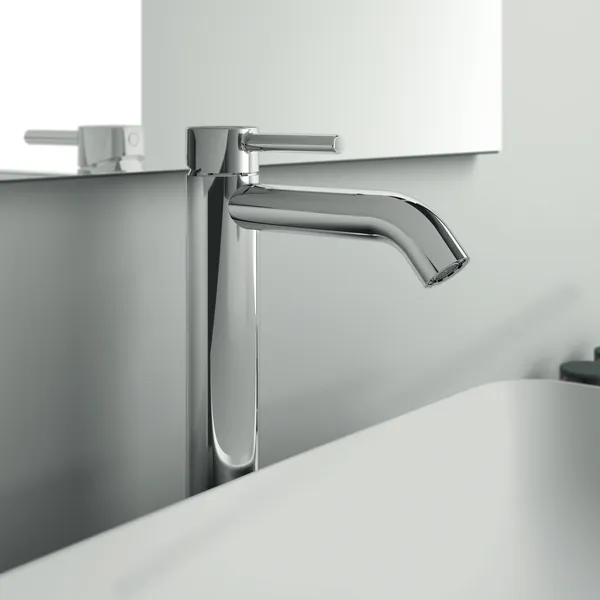 Ideal Standard Waschtischarmatur Ceraline, verlängerter Sockel, Chrom Ideal Standard Waschtischarmatur Ceraline, verlängerter Sockel, Chrom