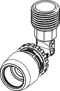 TECElogo-Ax Winkelübergangsnippel Dimension 20 × R 3/4", Siliziumbronze TECElogo-Ax Winkelübergangsnippel Dimension 20 × R 3/4", Siliziumbronze