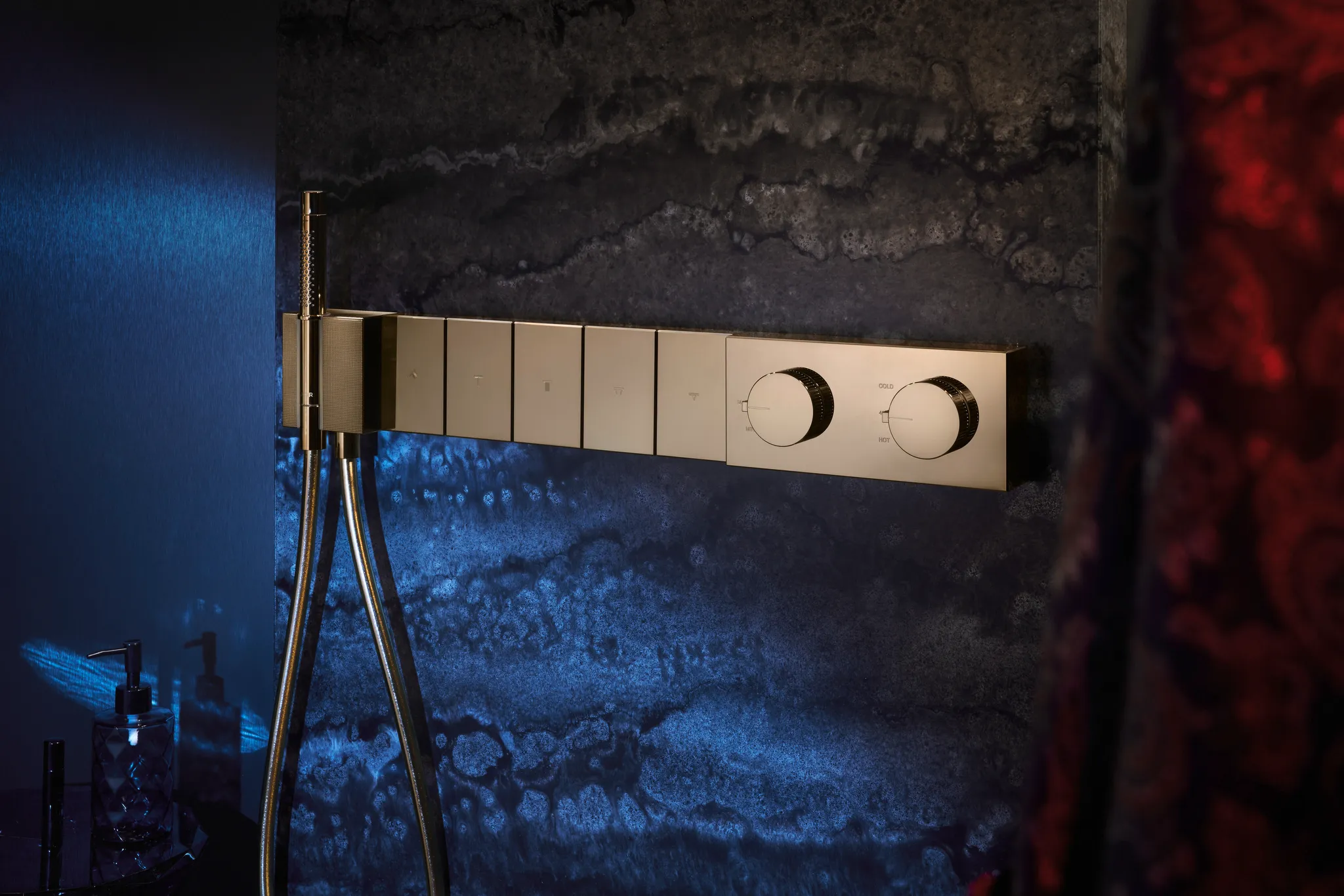 Thermostatmodul Unterputz Select Axor Edge F-Set 5 Verbr.Diamantschliff chrom Thermostatmodul Unterputz Select Axor Edge F-Set 5 Verbr.Diamantschliff chrom