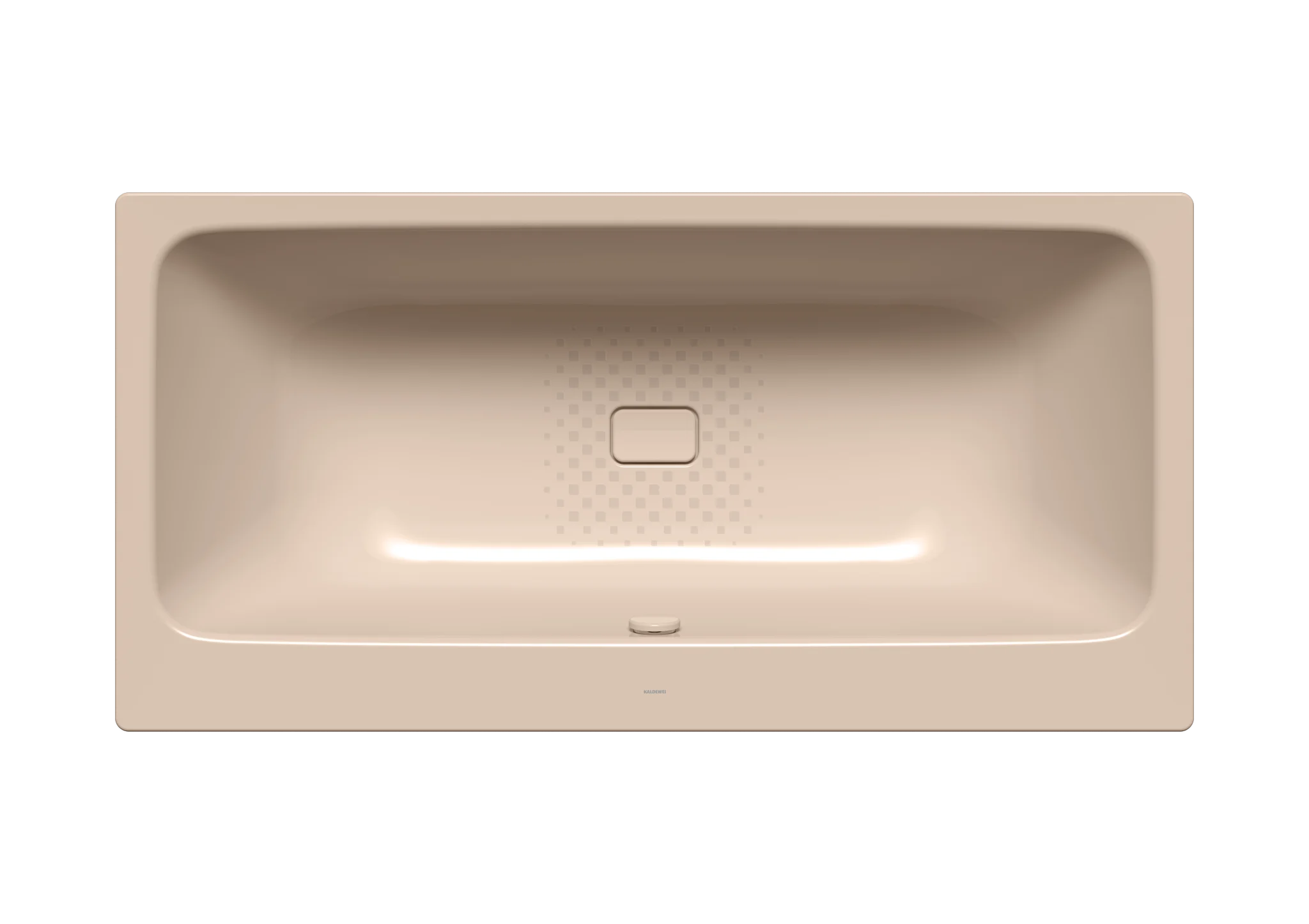 Kaldewei ASYMMETRIC DUO Badewanne, 1900x1000 mm, bahamabeige, Sonderüberlauf, Antislip