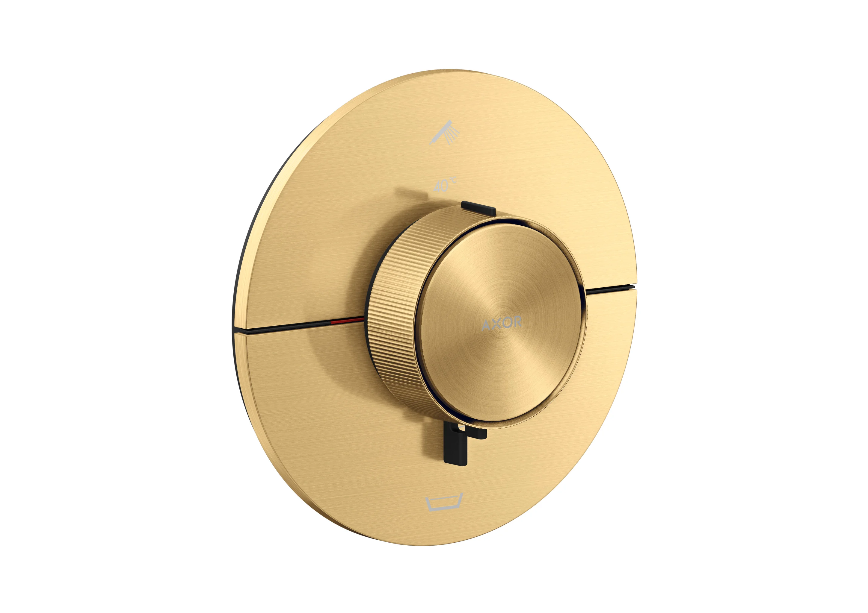 Hansgrohe AXOR ShowerSelect ID Thermostat Unterputz rund Brushed Gold Optic 2 Verbraucher mit integrierter Sicherungskombination EN 1717 Hansgrohe AXOR ShowerSelect ID Thermostat Unterputz rund Brushed Gold Optic 2 Verbraucher mit integrierter Sicherungskombination EN 1717