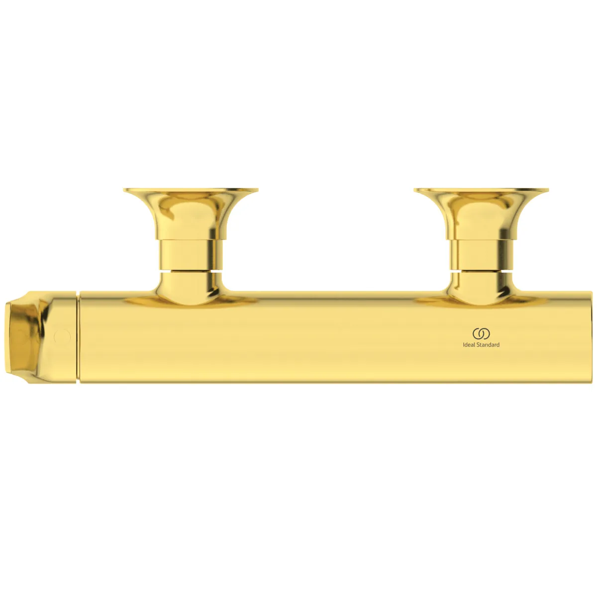 Ideal Standard Brausearmatur Aufputz La Dolce Vita Brushed Gold, 304x101x105 mm, 12 l/min Durchfluss