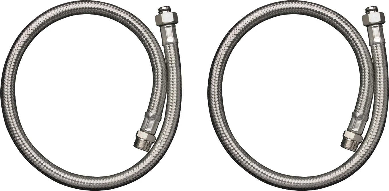 Hansgrohe AXOR Anschlussschlauchset für 2-Loch Wannenrandarmatur mit Thermostat Hansgrohe AXOR Anschlussschlauchset für 2-Loch Wannenrandarmatur mit Thermostat
