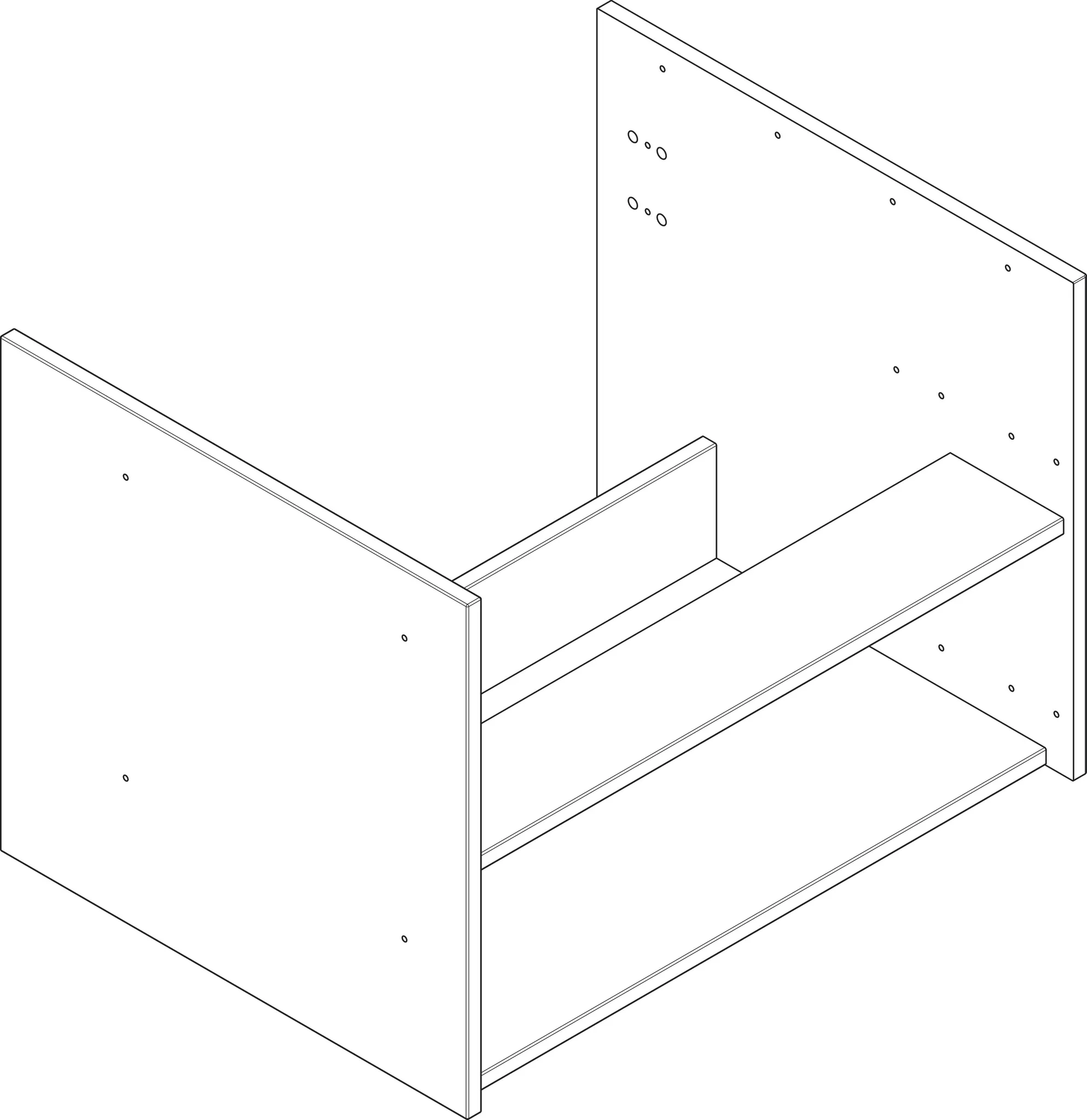 Korpus_WXTT069_Rechts NBD inkl. Befestigungsset Korpus_WXTT069_Rechts NBD inkl. Befestigungsset