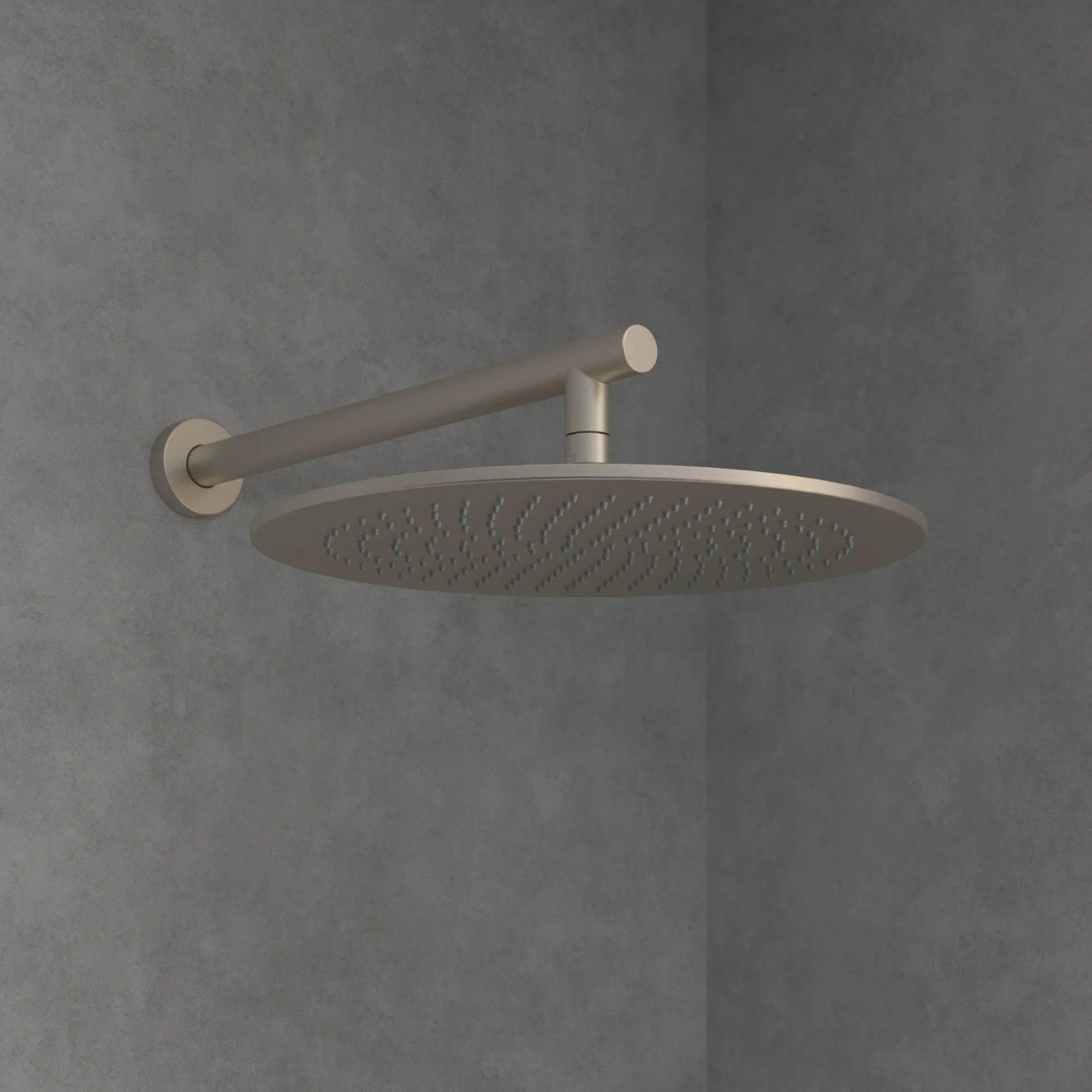 Duschkopf TVC00000300061, rund ⌀ 35 × 6,3 cm in Brushed Nickel Matt Duschkopf TVC00000300061, rund ⌀ 35 × 6,3 cm in Brushed Nickel Matt