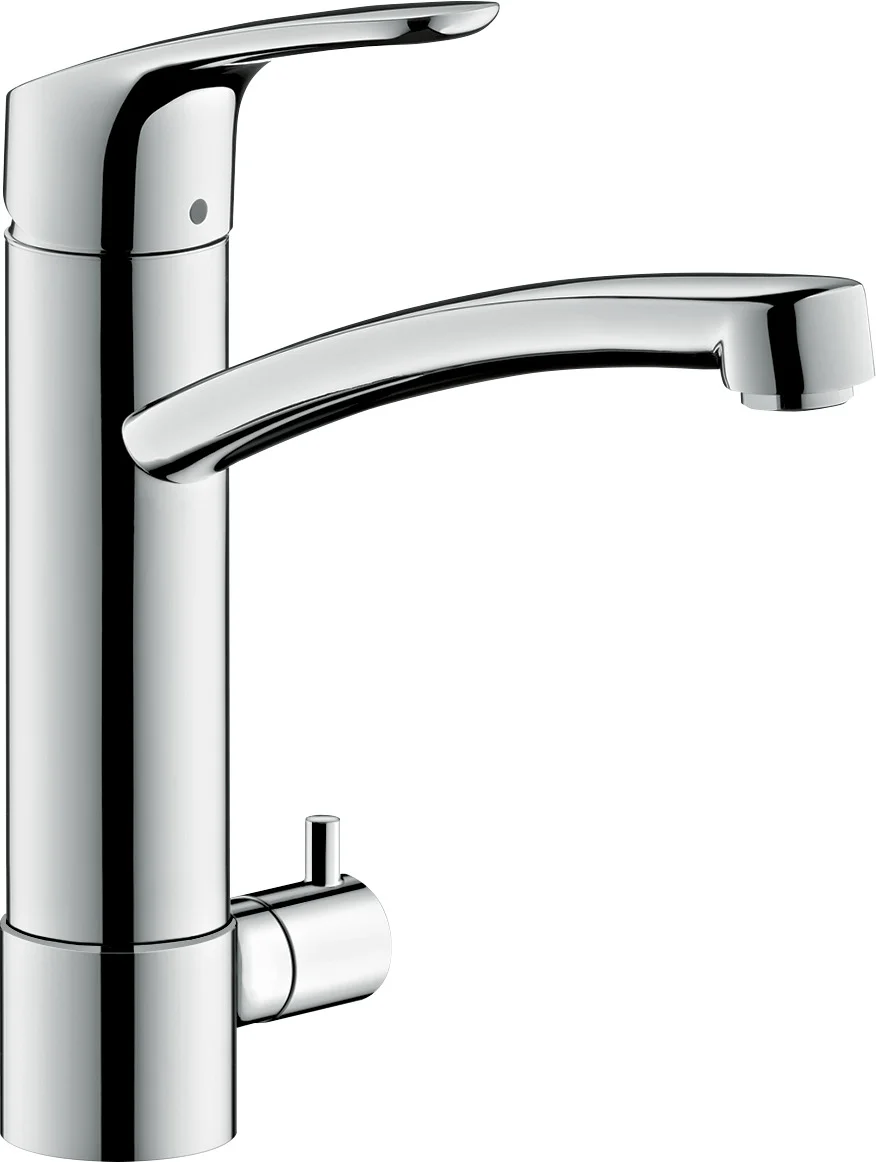 Hansgrohe Focus M41 Einhebel-Küchenmischer 200, Geräteabsperrventil, Chrom, Schwenkbereich 120°, Normalstrahl, max. Durchflussmenge 12 l/min Hansgrohe Focus M41 Einhebel-Küchenmischer 200, Geräteabsperrventil, Chrom, Schwenkbereich 120°, Normalstrahl, max. Durchflussmenge 12 l/min