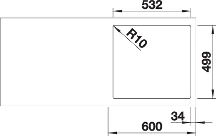 BLANCO SUBLINE 500-IF/A SteelFrame BLANCO SUBLINE 500-IF/A SteelFrame
