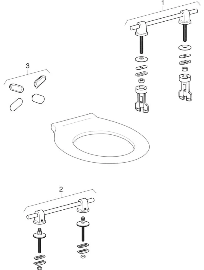 Wand-Tiefspül-WC „Renova Premium“ teilgeschlossene Form in weiß alpin Wand-Tiefspül-WC „Renova Premium“ teilgeschlossene Form in weiß alpin