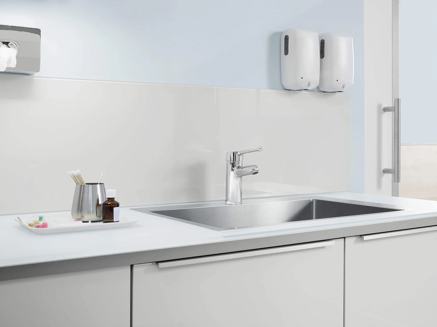 HansaMEDIPRO Einhebelmischer Waschtischbatterie 0162 Kupferrohr Chrom HansaMEDIPRO Einhebelmischer Waschtischbatterie 0162 Kupferrohr Chrom