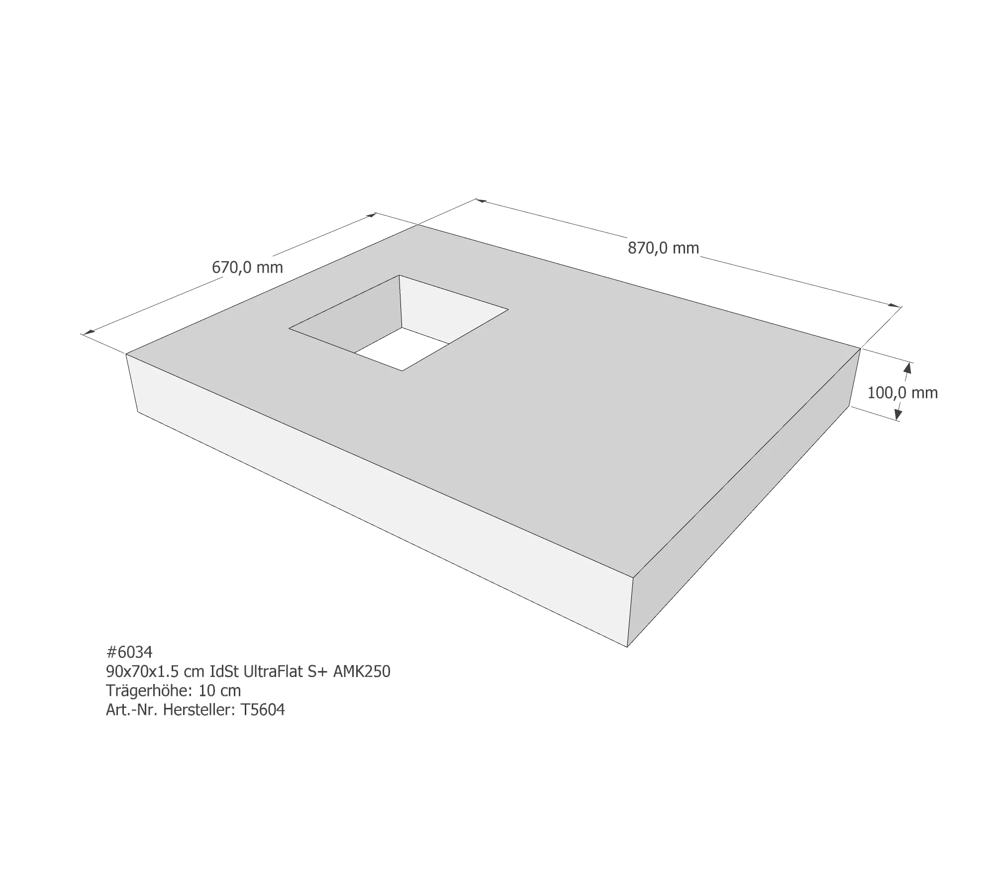 Badewannenträger für Ideal Standard Tonic II 180 Oval 180 × 80 × 45,3 cm