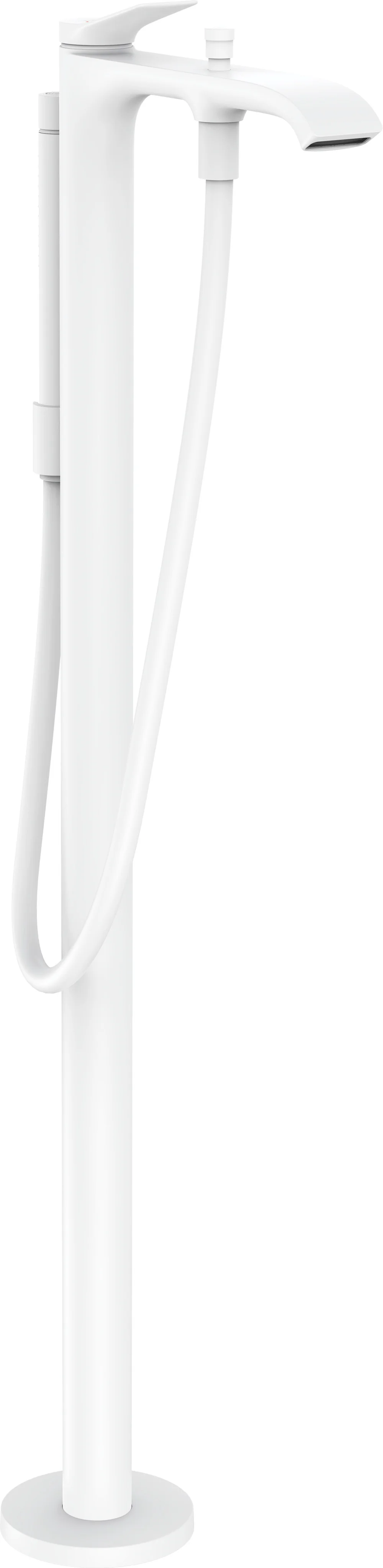 Hansgrohe Vivenis Einhebel-Wannenmischer bodenstehend, mattweiß, Ausladung 236 mm Hansgrohe Vivenis Einhebel-Wannenmischer bodenstehend, mattweiß, Ausladung 236 mm