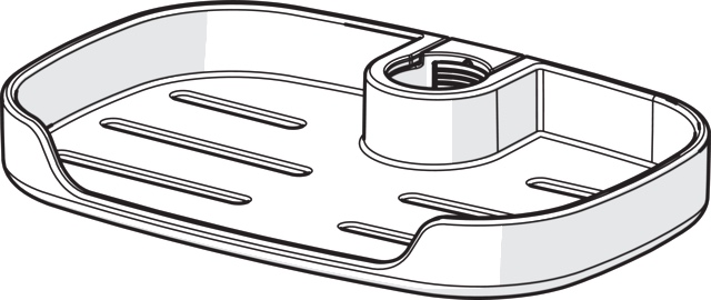 HA Seifenschale HANSAACTIVEJET 0480 Transparent