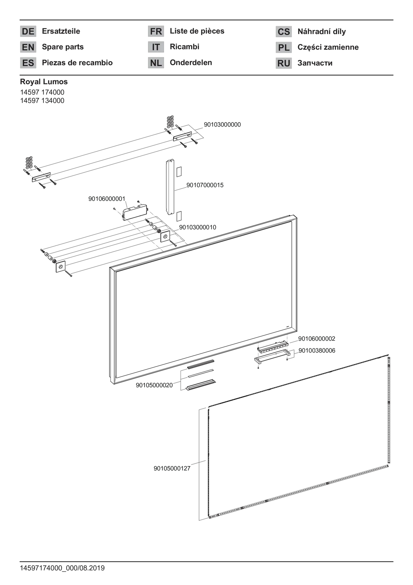 KEUCO ROYAL LUMOS Lichtspiegel 1050x650x60mm schwarz-eloxiert KEUCO ROYAL LUMOS Lichtspiegel 1050x650x60mm schwarz-eloxiert