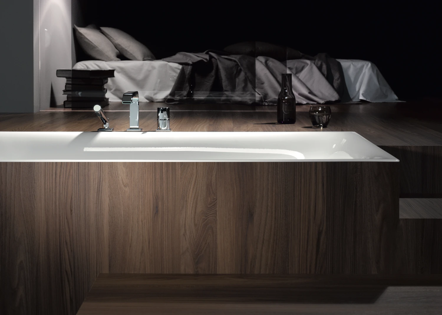 Bette Badewanne „BetteLux“ 190 × 90 cm in Schwarz Bette Badewanne „BetteLux“ 190 × 90 cm in Schwarz