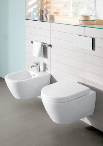 Villeroy & Boch Subway 2.0 WC-Sitz 9M68Q1, Oval, Weiß Alpin