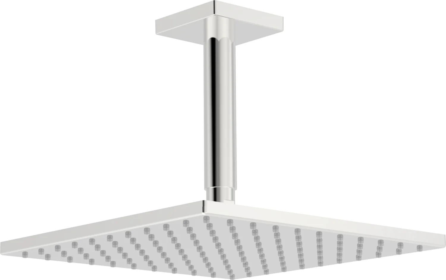 HansaVIVA Kopfbrause HansaVIVA 0419 Rosette eckig 1-strahlig 250x250 DN15 Chrom