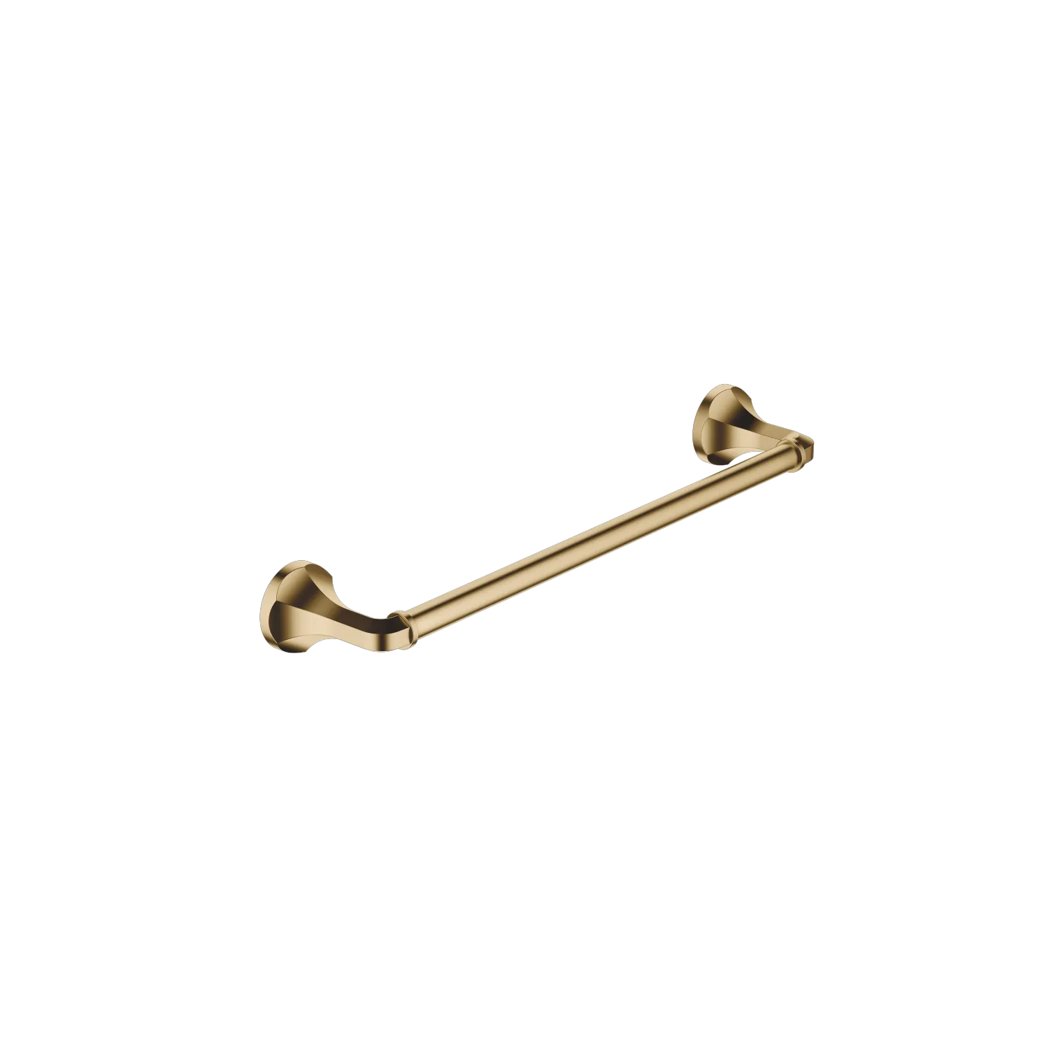 Dornbracht Madison Badetuchhalter Dark Brass gebürstet, Stichmaß 450 mm, Breite 510 mm, Höhe 60 mm