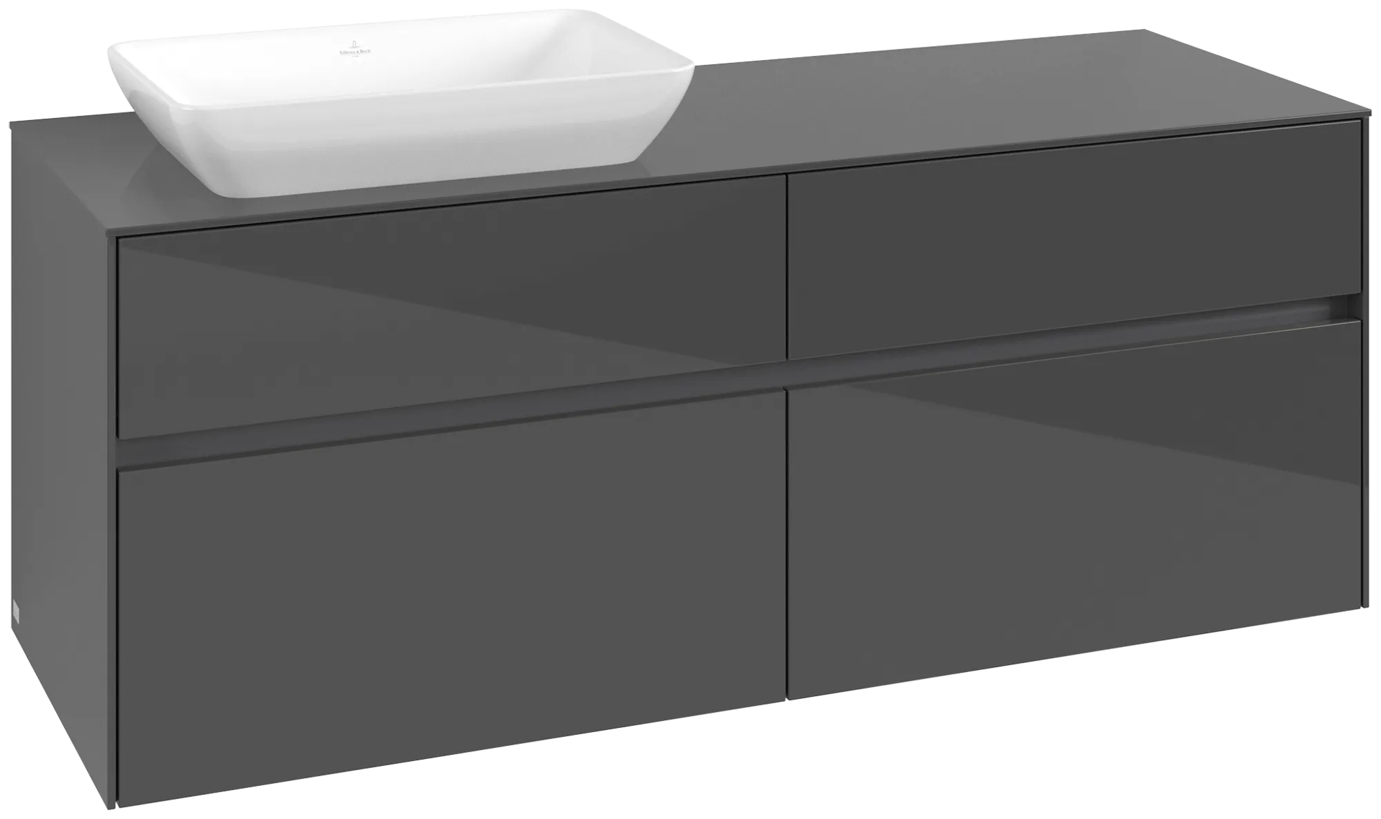 Villeroy & Boch Collaro Waschbeckenunterschrank C11700 Glossy Grey