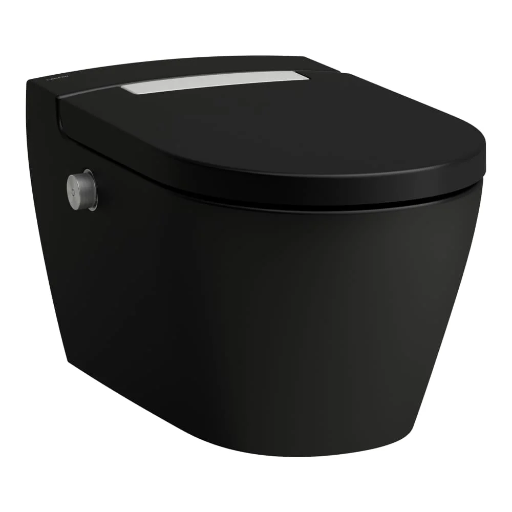 Laufen Dusch-WC wandhängend CLEANET AURIA 630 x 395 x 395 mm in Schwarz matt