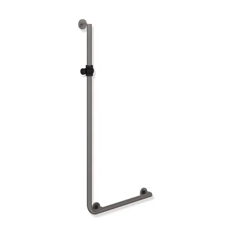 HEWI Haltegriff Ausführung links „System 900“ in Dunkelgrau Perlglimmer tiefmatt / Schwarz matt HEWI Haltegriff Ausführung links „System 900“ in Dunkelgrau Perlglimmer tiefmatt / Schwarz matt